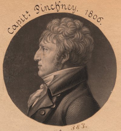Möglicherweise Charles Pinckney oder Dr. George Wilson od Charles Balthazar Julien Févret de Saint-Mémin