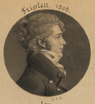 Možná Danile Triplett nebo J. N. Luckett od Charles Balthazar Julien Févret de Saint-Mémin