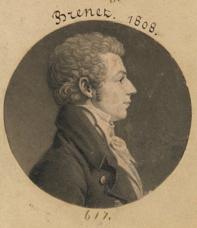 Pravděpodobně Henry Brunet od Charles Balthazar Julien Févret de Saint-Mémin