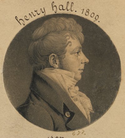 Pravděpodobně Henry Hall nebo Sutton Hall od Charles Balthazar Julien Févret de Saint-Mémin