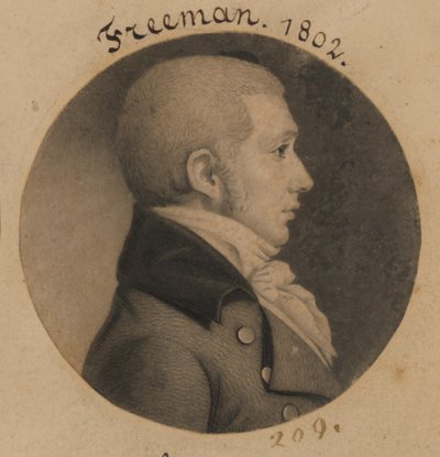Pravděpodobně James Freeman od Charles Balthazar Julien Févret de Saint-Mémin