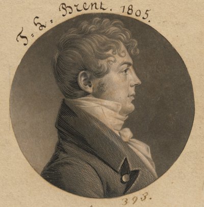Thomas Ludwell Lee Brent od Charles Balthazar Julien Févret de Saint-Mémin