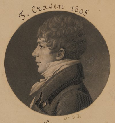 Tunis Craven od Charles Balthazar Julien Févret de Saint-Mémin