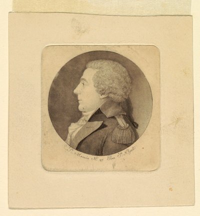 Portrét mladého muže od Charles Balthazar Julien Févret de Saint Mémin