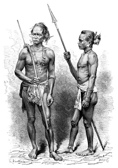 Moi people, Indonésie, 1895. od Charles Barbant