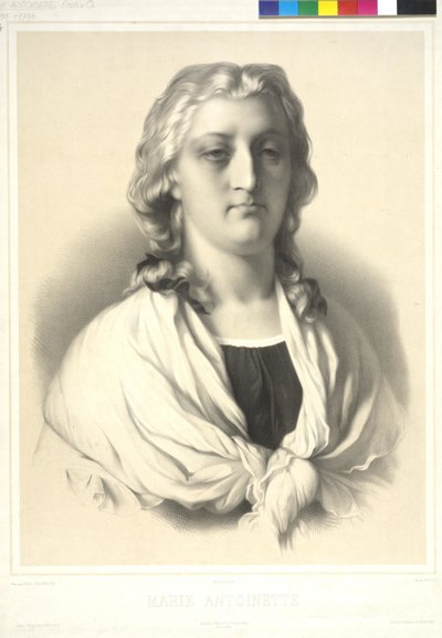 Rakouská arcivévodkyně Marie Antoinetta od Charles Bargue