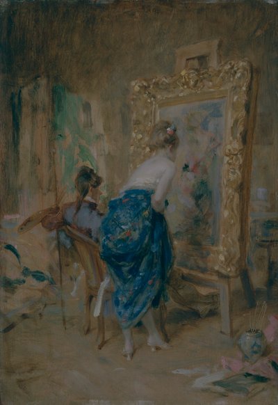 „Umělcův model“, 1874. od Charles Bargue