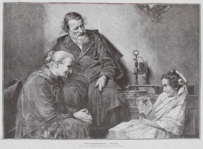 Babiččin příběh (litografie) od Charles Baude