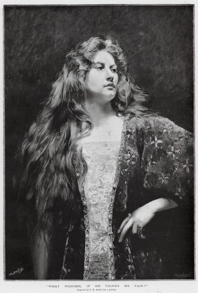 "Co je to za zázrak, když si myslí, že jsem fér" (litografie) od Charles Baude