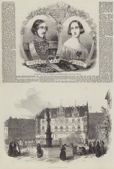 Návštěva Jejího Veličenstva v Německu od Charles Baugniet