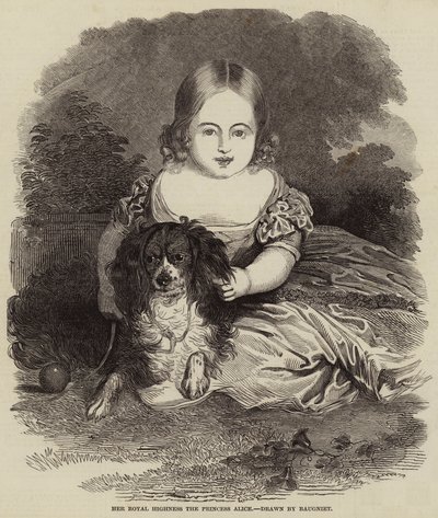Její královská výsost princezna Alice od Charles Baugniet