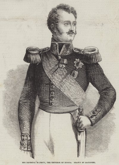Jeho císařské veličenstvo, ruský císař od Charles Baugniet