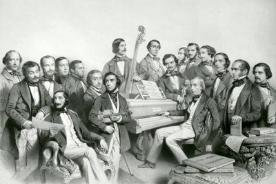 Hudební unie, nakl. od Hanharta, 1851 od Charles Baugniet