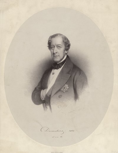 William George Spencer Cavendish, 6. vévoda z Devonshire od Charles Baugniet