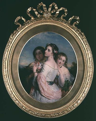 Tři krásy, kolem roku 1845 od Charles Baxter