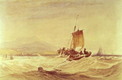Donegal Bay, kolem roku 1841 (akvarel) od Charles Bentley