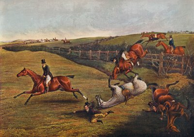 Deska V: Grand Leicestershire Steeplechase, 1829, 1830, 1922 od Charles Bentley