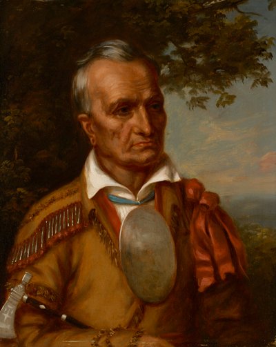 Red Jacket, Seneca Chief (Sagoyewatha) (asi 1758-1830) od Charles Bird King