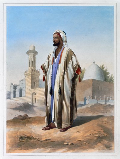 Muž oblečený v haba, 1848 od Charles Bour