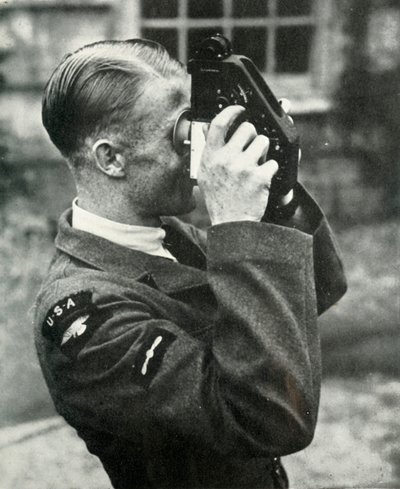 Letec se učil navigaci během druhé světové války, 1941. od Charles Brown