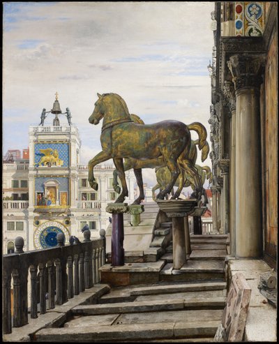 Bronzoví koně ze San Marco, Benátky, 1876 od Charles Caryl Coleman
