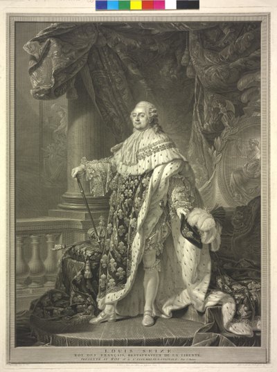 Francouzský král Ludvík XVI. od Charles Clément Bervic