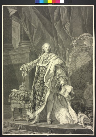 König von Frankreich Ludwig XV von Charles-Clément Bervic