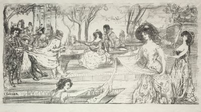 Kytarista od Charles Edward Conder