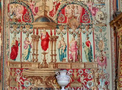 Ložnice Anny Rakouské v papežově bytě (foto) od Charles & Cotelle Jean II (1642 1708) Errard