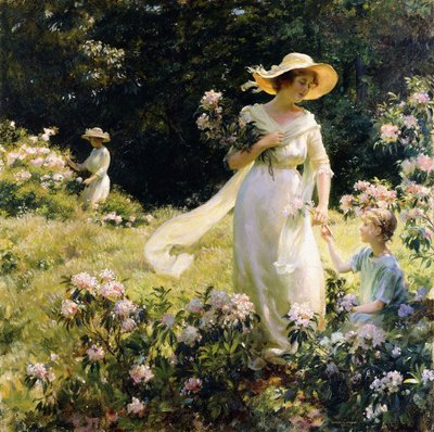 Mezi vavřínovými květy od Charles Courtney Curran