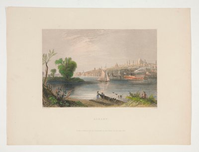 Albany, ilustrace pro Nathaniela Parkera Willise od Charles Cousen