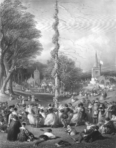 Májový sloup, 1866 od Charles Cousen