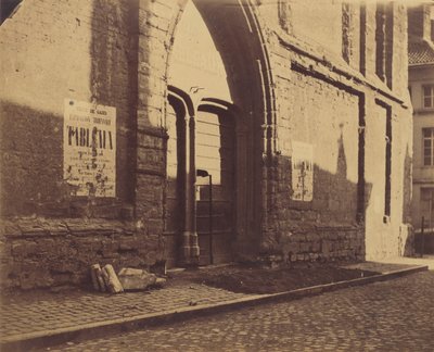 [Doorway of Predikheevenkerk, Gent, Belgie], ca. 1858. od Charles D