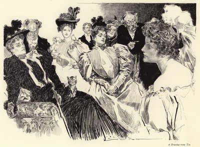 Čaj do salonu od Charles Dana Gibson