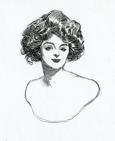 Gibson Girl, kolem roku 1902 od Charles Dana Gibson