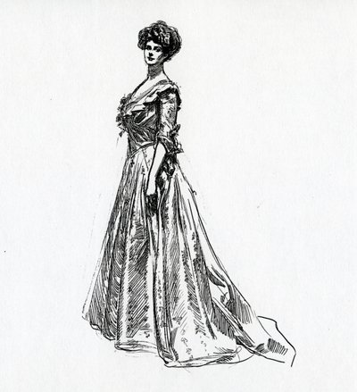 Gibson Girl, kolem roku 1902 od Charles Dana Gibson