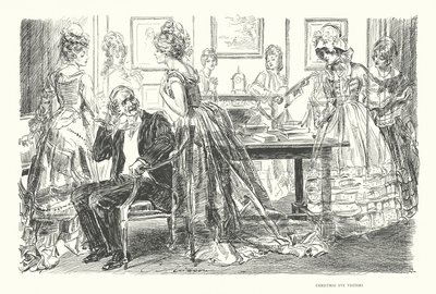 Štědrovečerní návštěvníci (litografie) od Charles Dana Gibson