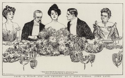 Od vdovy a jejích přátel od Charles Dana Gibson