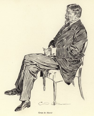 George Du Maurier, portrét od Charles Dana Gibson