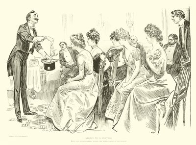 Ilustrace pro The Social Ladder od Charles Dana Gibson