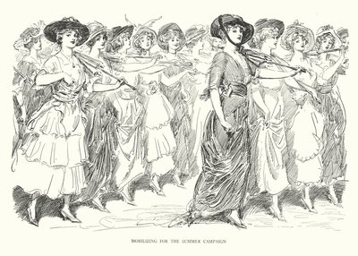 Mobilizace pro letní kampaň (litografie) od Charles Dana Gibson
