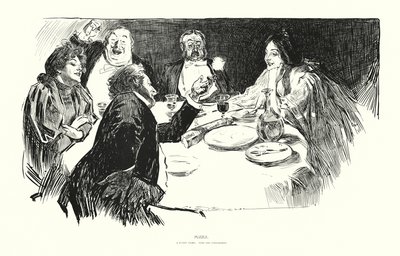 Puzzle (litografie) od Charles Dana Gibson