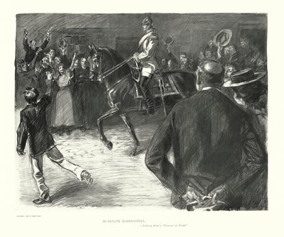 Rudolph Rassendyll (litografie) od Charles Dana Gibson