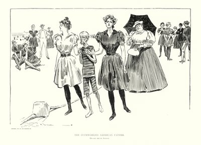 Přepracovaný americký otec (litografie) od Charles Dana Gibson