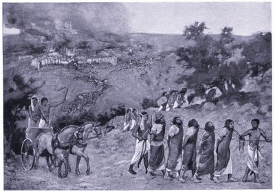 Egyptský tábor na Olivové hoře, kolem roku 1920 (litho) od Charles Daniel Ward