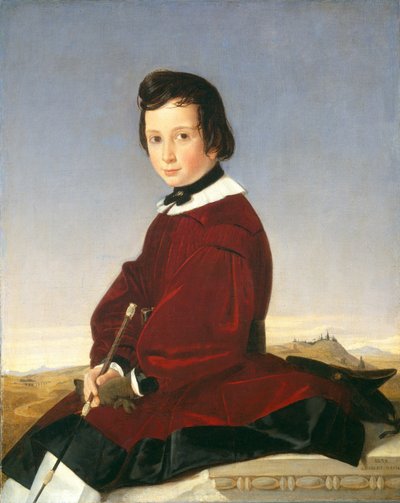 Portrét mladé jezdkyně od Charles David