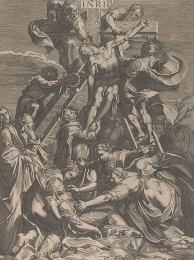 Sestup z kříže, 1615-31. od Charles David
