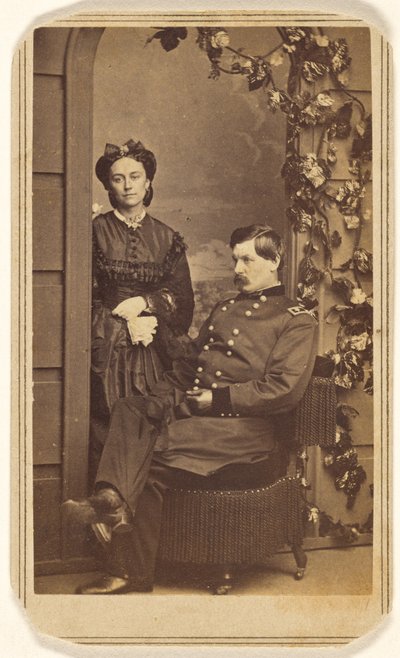 [generál George Brinton McClellan a jeho žena] od Charles DeForest Fredricks