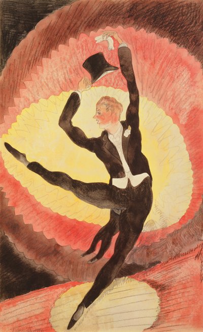 Akrobatický tanečník, 1920 (wc na papíře) od Charles Demuth