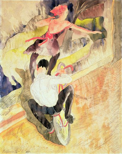 Akrobati na kole od Charles Demuth